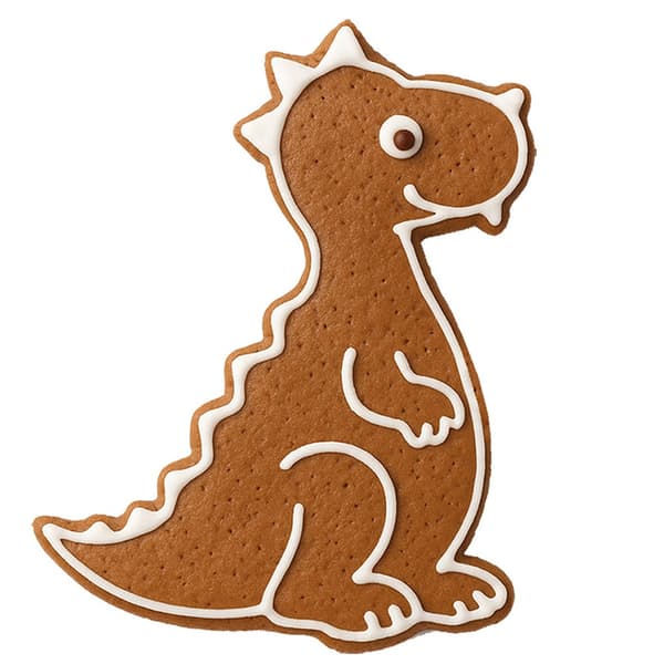 Stål dinosaur kageudstikker 6,5 cm