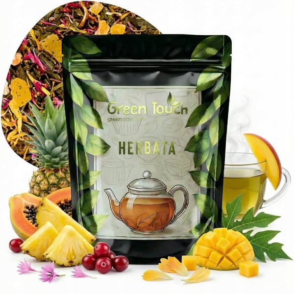 Grönt te Paradisfågel 50 g Bladte mango papaya ananas Grön Touch