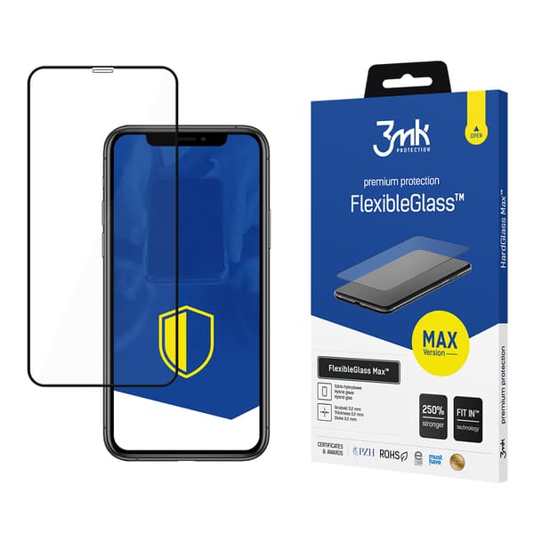 Apple iPhone 11 - 3mk FlexibleGlass Max musta