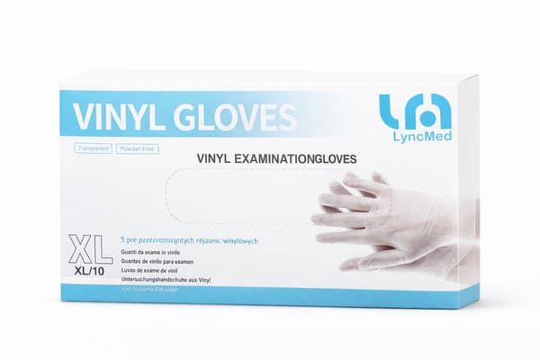Handsker vinyl transparente LYNC MED 100 stk XL