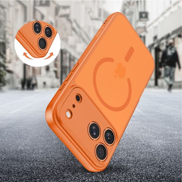 Tech-Protect Basic MagSafe iPhone 17 PRO MAX Mat Kosmisk Orange