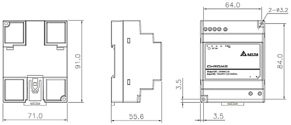 HAKKURITEHOLÄHDE DRC-24V60W-1AZ