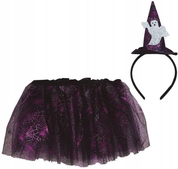 Kostumesæt Heks Spøgelse Spøgelse Halloween Karnevalsbal