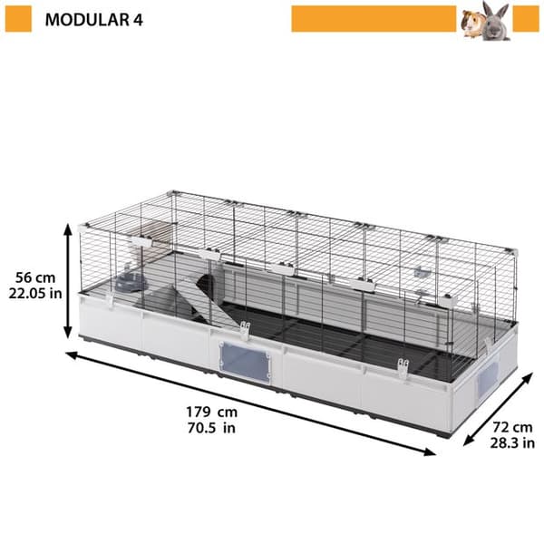 FERPLAST MODULÆR 4 BUR 179x72x56 cm