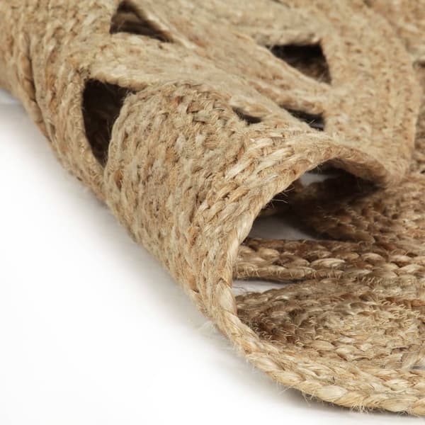 vidaXL håndvævet jute tæppe, 90 cm