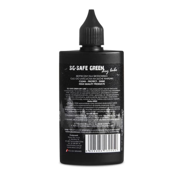 WINX KÆDEOLIE SG SAFE GREEN TØRRE FORHOLD 100ML