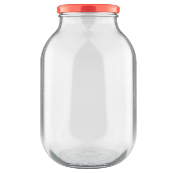 6X GLAS 4L KONSERVERINGSLIKØR + LÅG fi100