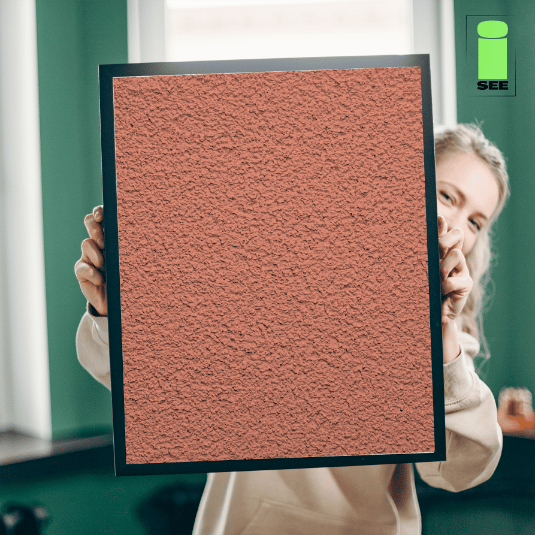 Utvändig silikonputs mörk lax 1,5 mm premium 25 kg