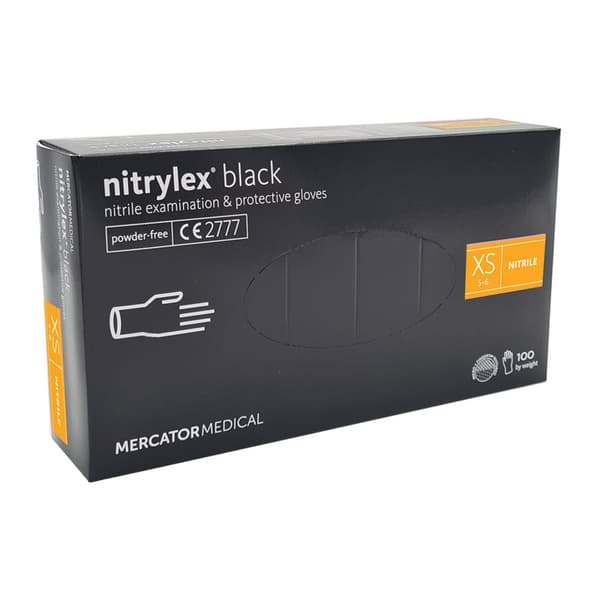 Mercator Nitrylex Sort XS nitrilhandsker 100 stk.