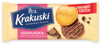 KRAKUSKI HJERTER COOKIES 171G BAHLSEN