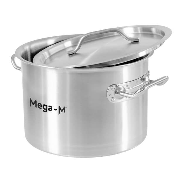 Mega-M Standard køkkengrydeansats med låg 14l diameter 30 cm højde 20 cm