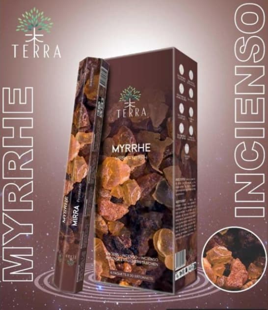 Terra Myrra røgelsespinde 20 stk. myrra