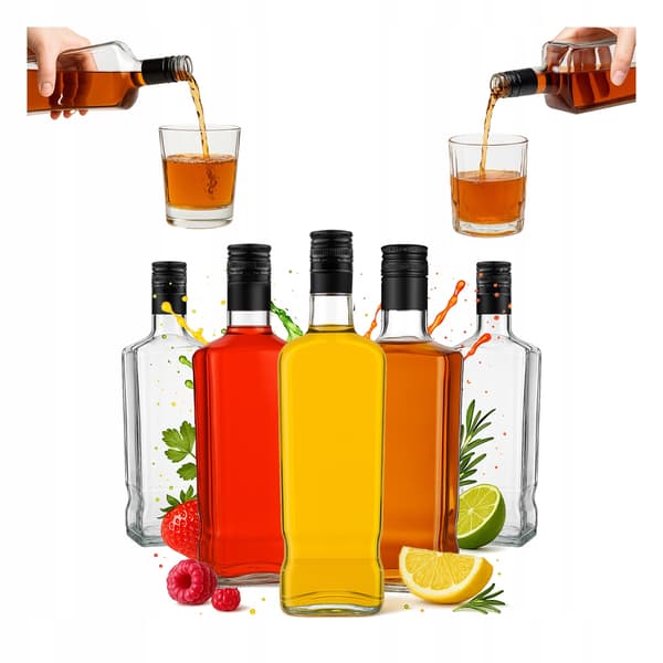 JACK WALKER Pullo 1000ml + Korkki MOONLIGHT WHISKY RUM -astiaan 1L