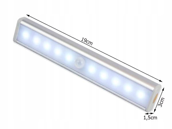 SELVKLÆBENDE LAMPE 10 LED (100) GAB_A
