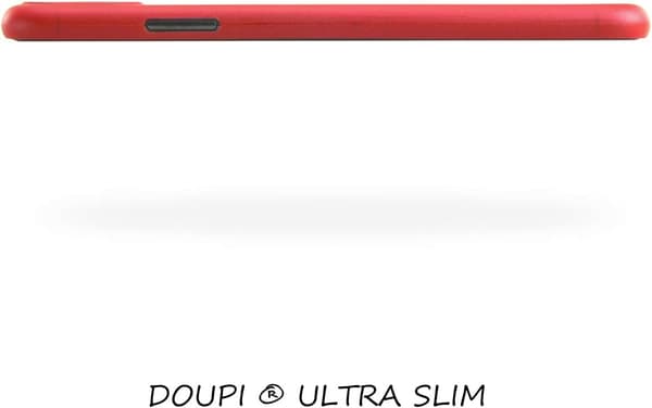 FODRAL TILL APPLE IPHONE 11 SILIKON RÖD SOLID BAKSIDA A2111