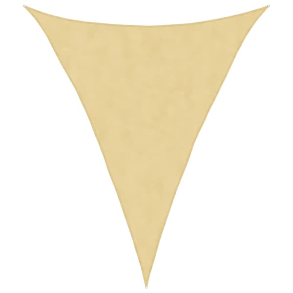 vidaXL solsejl, sand, 5x6x6 m, 100% polyester