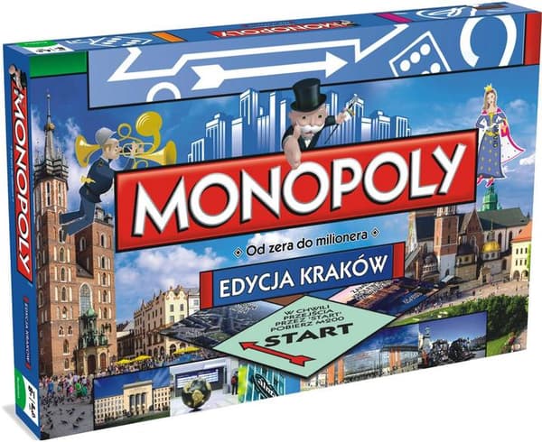 VINNANDE TRÄK Monopol Krakow brädspel