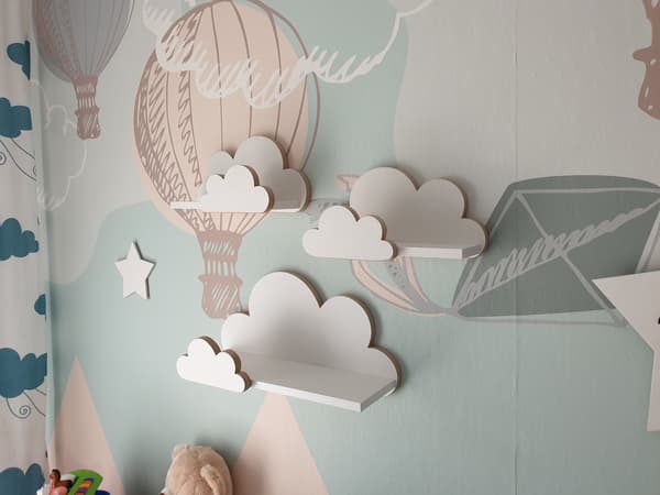 Cloud-hylder sæt med 3 MOLI-Elegance