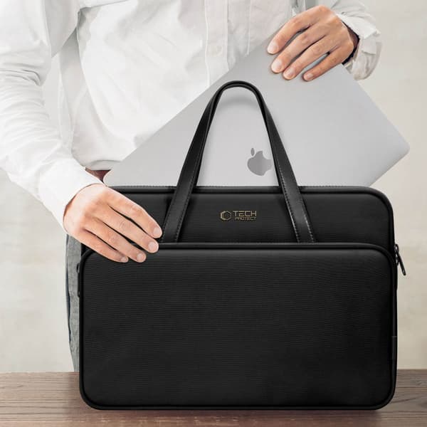 TECH-PROTECT BÄRVÄSKA FÖR LAPTOP 13-14 SVART