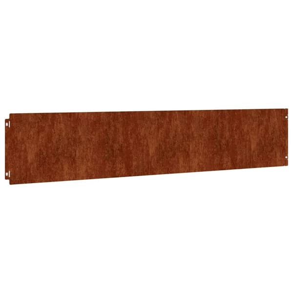 vidaXL Gräsmatta, 10 st, 20x103 cm, Flexibel, Cortenstål