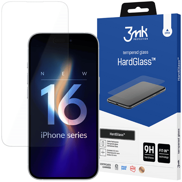 Apple iPhone 16 Pro Max - 3mk hårdt glas