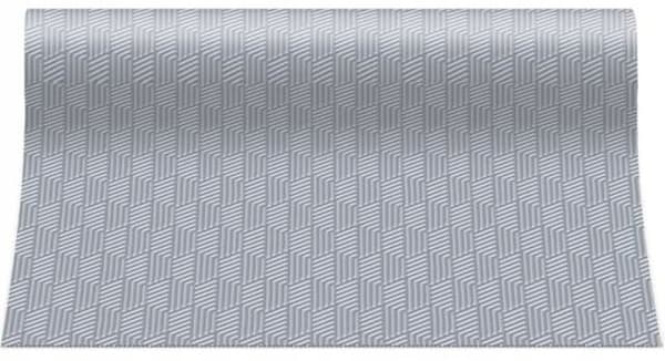 Dekorativ silverfärgad bröllopsbordlöpare 33x480cm