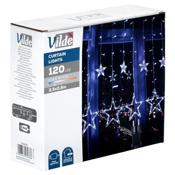 Ulkoinen valoköysi 120 LED 2,5 m