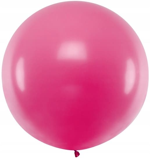 Jättipallo 1 m, pastelli, fuksia, 1 kpl.