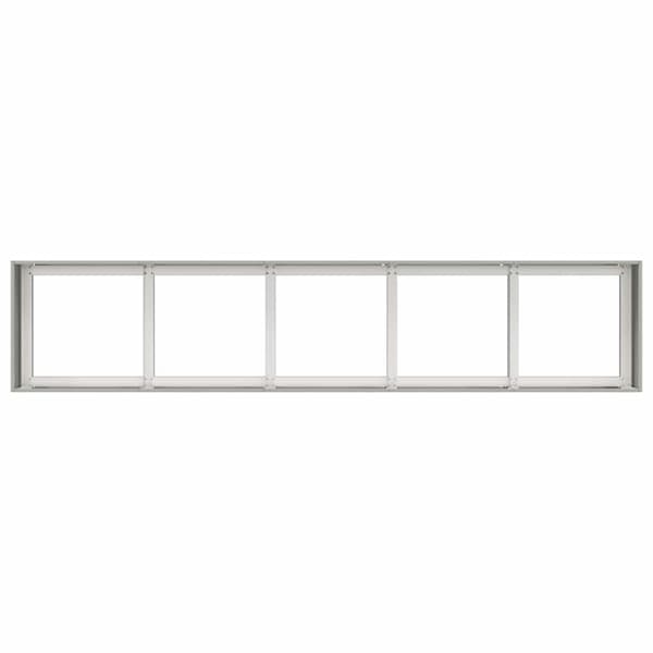 vidaXL urtepotte 200x40x40 cm rustfrit stål
