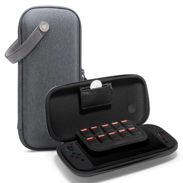 Spigen Klasden -suojakotelo Nintendo Switch 2:lle - harmaa