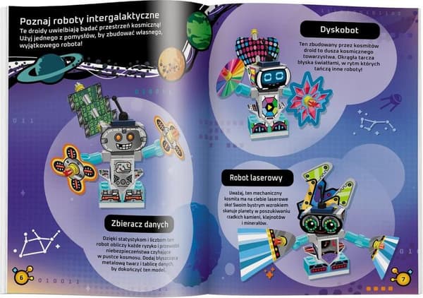 LEGO Bygg och Stick Robots Bok
