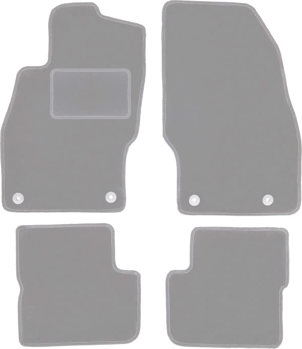 Harmaat auton matot Opel Corsa D hataskorppi (2006-2015) varten