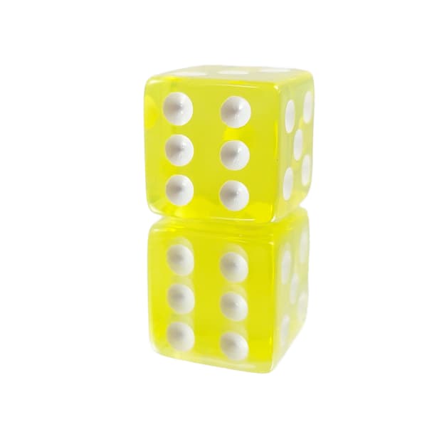 RPG Terninger Golden Ears Sekssidede D6 Terninger 1,6 cm
