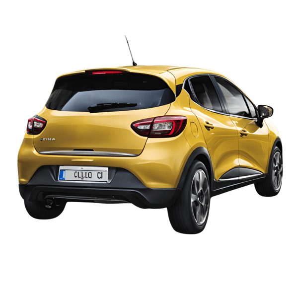 Bagklapbeklædning, rustfrit stål, krom, Renault Clio 4 HB 2012-