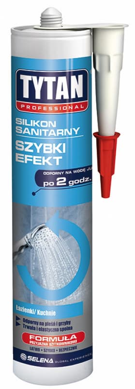 SANITÆR SILIKONE TURBO EFFEKT 280ML FARVELØS - SIL S SE BE
