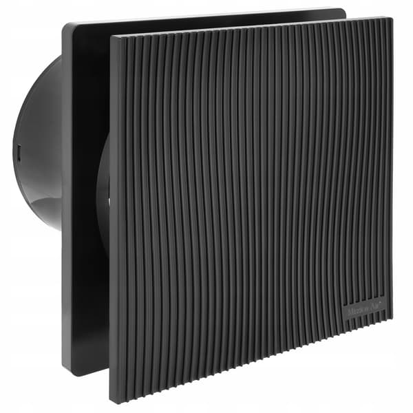 Badrumsfläkt VENTIS LINEA 150 Svart S