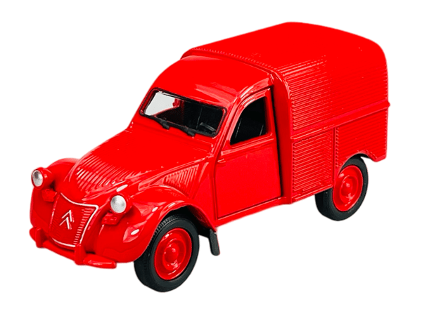 WELLY OLD TIMER CITROEN 2CV FOURGONNETTE RØD 1:34 43769