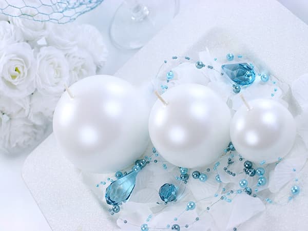 Ljus Ball (FI 80) metallic helmi, 1 kpl
