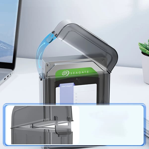 Orico PPH-25 beskyttelsesetui til 2,5" disk - semi-transparent, grå
