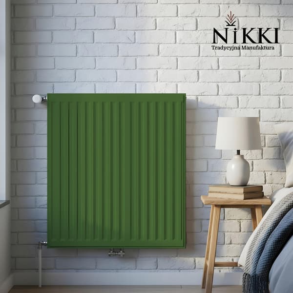 Radiatorfärg Antikorrosiv Resistent 1L Halvmatt Gräsgrön 3i1