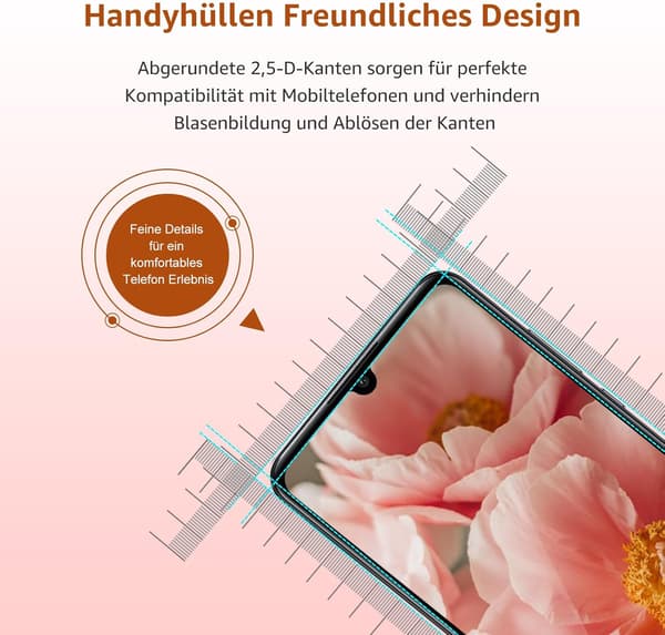 2x9H HÄRDAT GLAS FÖR HUAWEI P30 LITE SOLID ENKEL INSTALLATION HÖGT SKYDD