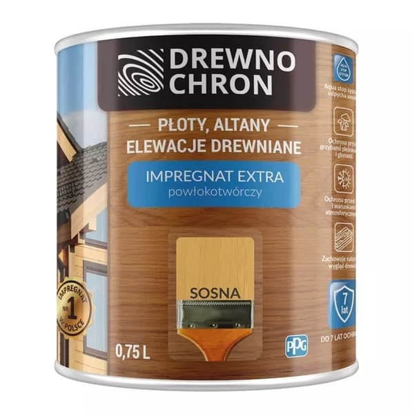 DREWNOCHRON IMPREGNATION COATING PINTA 0,75L - 5IMDR.SOS0,7
