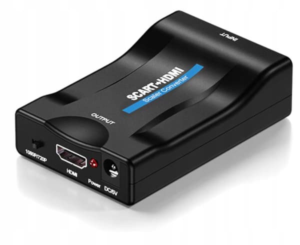 SCART TIL HDMI AV EURO FULL HD KONVERTER ADAPTER