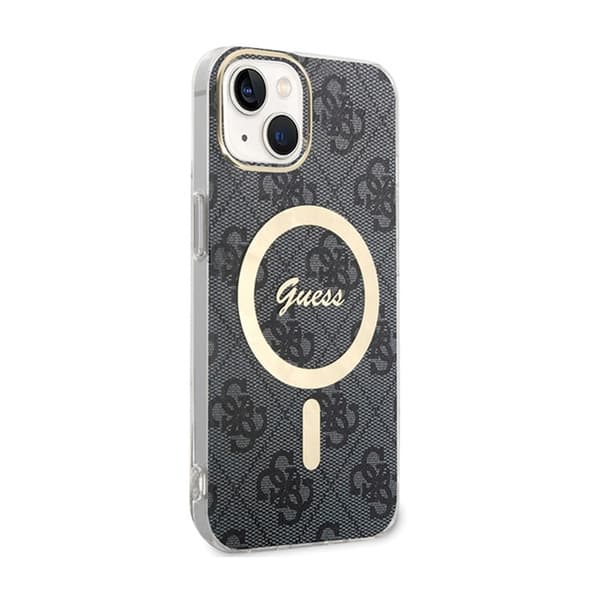 Guess 4G MagSafe - iPhone 15-skal (svart)