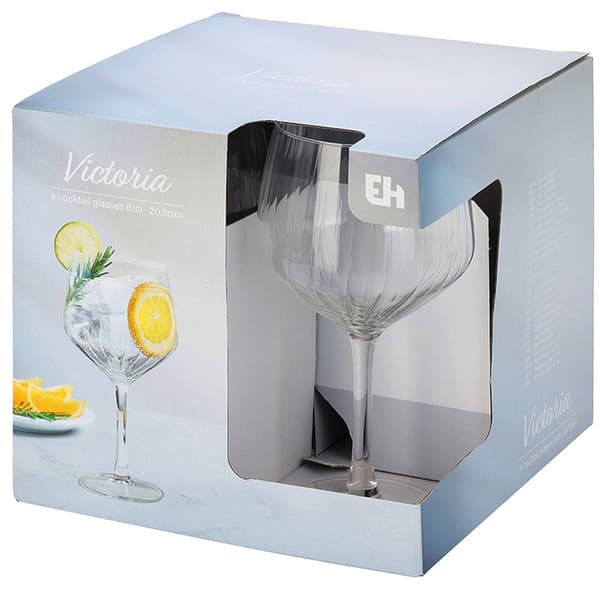 Ginbægre glas 580 ml 4 stk.