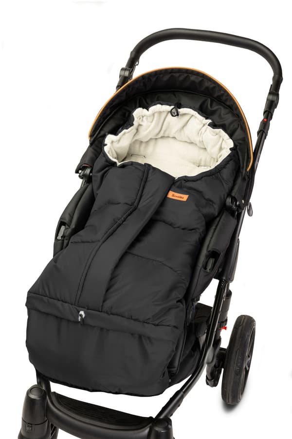 COMBI 3in1 -makuupussi Polar musta/beige