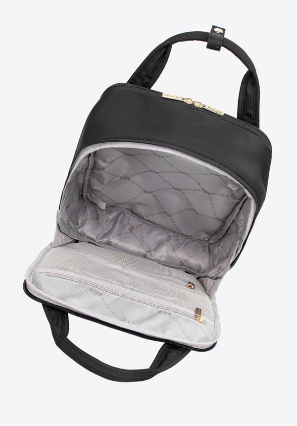 Wittchen Dam Multifunktionell Flygplansryggsäck Svart Nylon