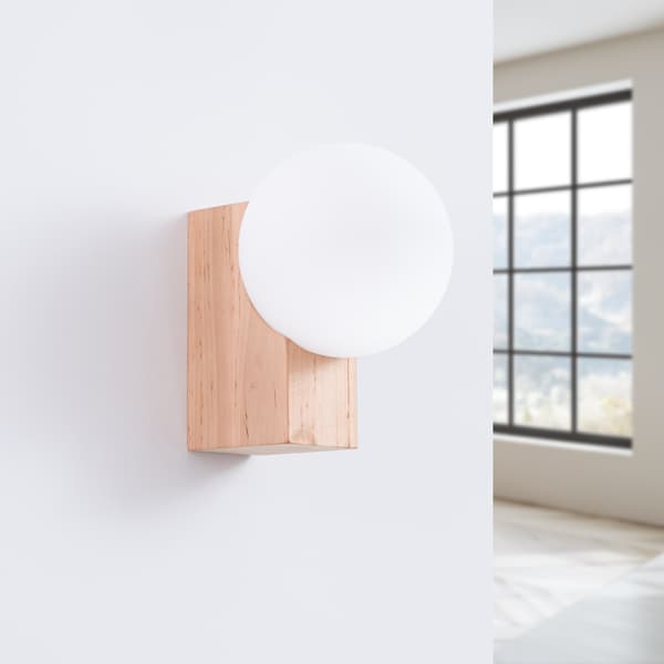 SEINÄVALAISIMEN BULB01 G9 LUONNONPUUTA SOLLUX SL.1682