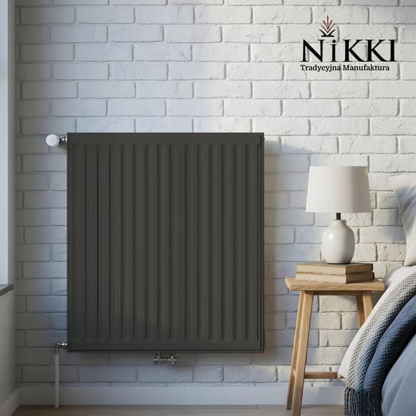 Radiatorfärg Antikorrosiv Resistent 1L Matt Mörkgrå 3i1
