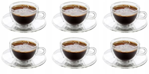 Termoskoppar 250 ml för te och kaffe 6 bitar